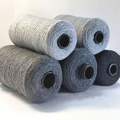 বয়ন 5Ply এক্রাইলিক গুণমান দুধ ফ্যান্সি রঙ বুনন 28Nm/2 স্ট্যান্ড স্পর্শ ভিস্কোজ ব্রাশ পলিস্টার / এক্রাইলিক এক্রাইলিক সুতা 2 28