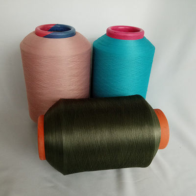উচ্চ 150/72+40D 140D Acr আচ্ছাদিত স্প্যানডেক্স গার্ন লেপা কাঁচা ফিলামেন্ট এসি আচ্ছাদন Earloop রাবার গার্ন 70D